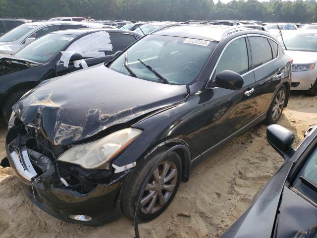 JNKAJ09F48M356513 - 2008 INFINITI EX35 BASE BLACK photo 1