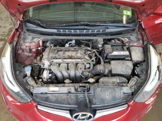 5NPDH4AE7FH564574 - 2015 HYUNDAI ELANTRA SE RED photo 11