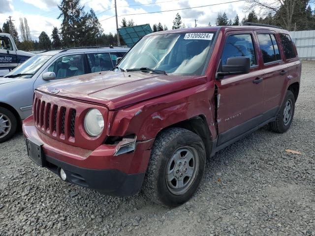 1J4NF1GB2BD218318 - 2011 JEEP PATRIOT SPORT RED photo 1