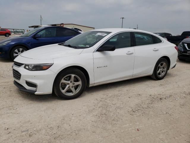 1G1ZC5ST0JF190991 - 2018 CHEVROLET MALIBU LS WHITE photo 1