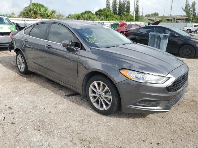 3FA6P0LU7HR408873 - 2017 FORD FUSION SE HYBRID SILVER photo 4