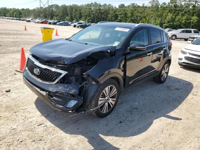 KNDPC3AC2G7835759 - 2016 KIA SPORTAGE EX BLACK photo 1