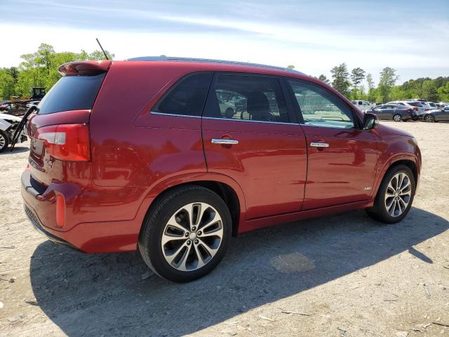 5XYKWDA78EG467291 - 2014 KIA SORENTO SX RED photo 3