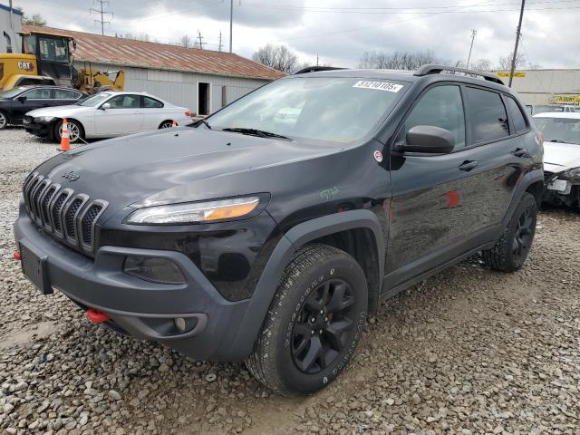 1C4PJMBS4FW624536 - 2015 JEEP CHEROKEE TRAILHAWK BLACK photo 1