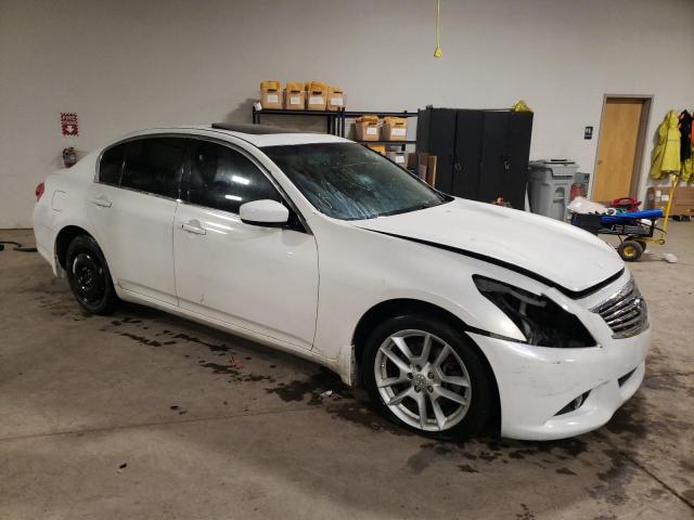 JN1CV6AR5DM355388 - 2013 INFINITI G37 WHITE photo 4