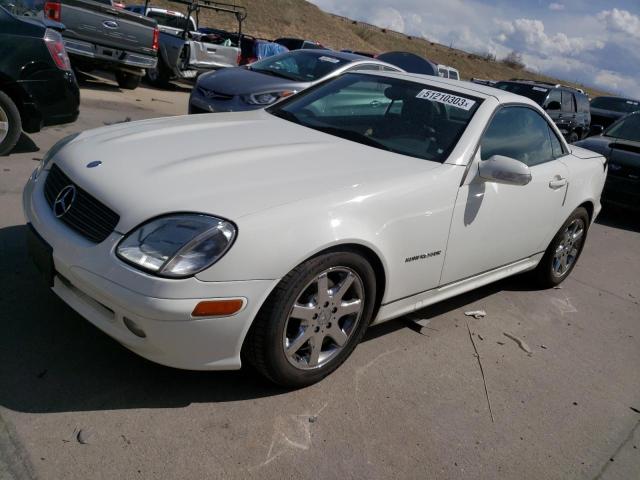 WDBKK49F23F279453 - 2003 MERCEDES-BENZ SLK 230 KOMPRESSOR WHITE photo 1