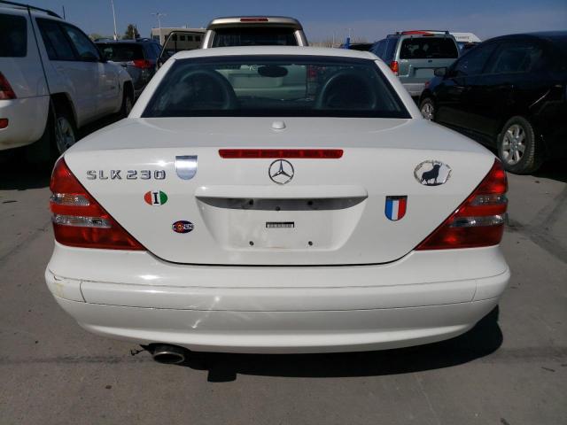 WDBKK49F23F279453 - 2003 MERCEDES-BENZ SLK 230 KOMPRESSOR WHITE photo 6