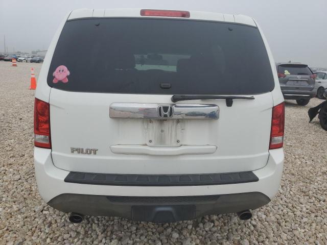 5FNYF3H51CB041066 - 2012 HONDA PILOT EXL WHITE photo 6