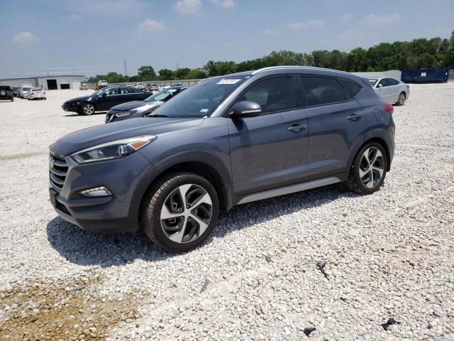 KM8J33A26HU315446 - 2017 HYUNDAI TUCSON LIMITED GRAY photo 1