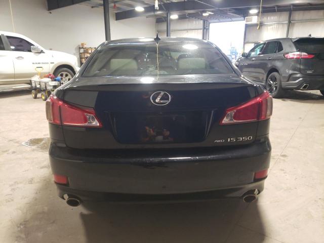 JTHCE5C22C5002668 - 2012 LEXUS IS 350 BLACK photo 6