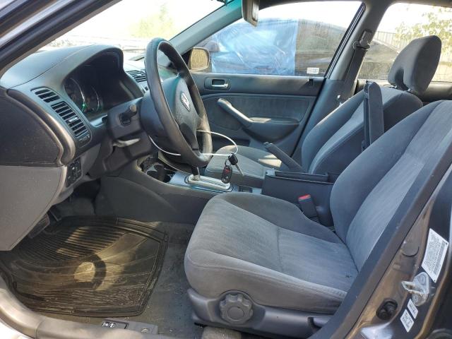 2HGES26824H522303 - 2004 HONDA CIVIC EX GRAY photo 7