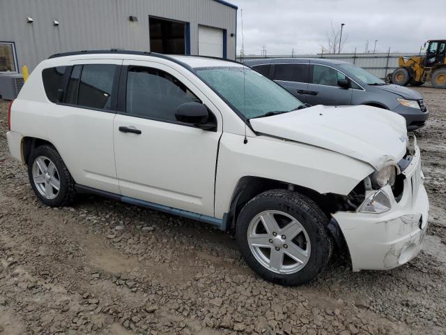 1J8FT47W87D401603 - 2007 JEEP COMPASS WHITE photo 4