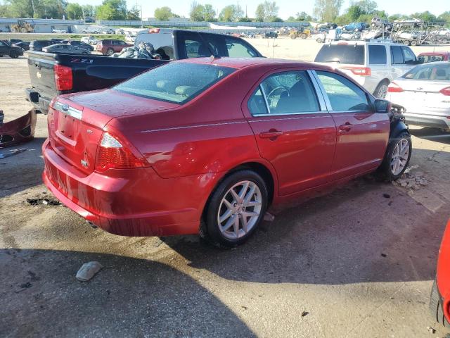 3FAHP0JG4AR297131 - 2010 FORD FUSION SEL RED photo 3