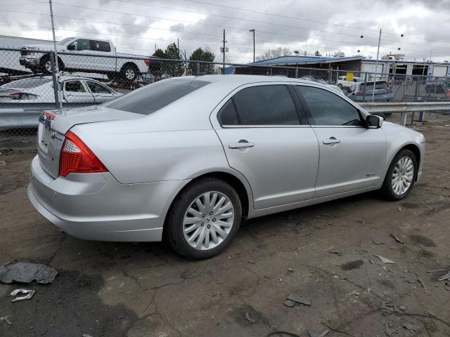 3FADP0L33AR278868 - 2010 FORD FUSION HYBRID SILVER photo 3