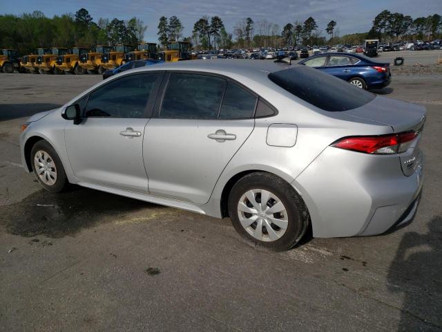 5YFDPMAEXNP368309 - 2022 TOYOTA COROLLA L ვერცხლისფერი ფოტო 2