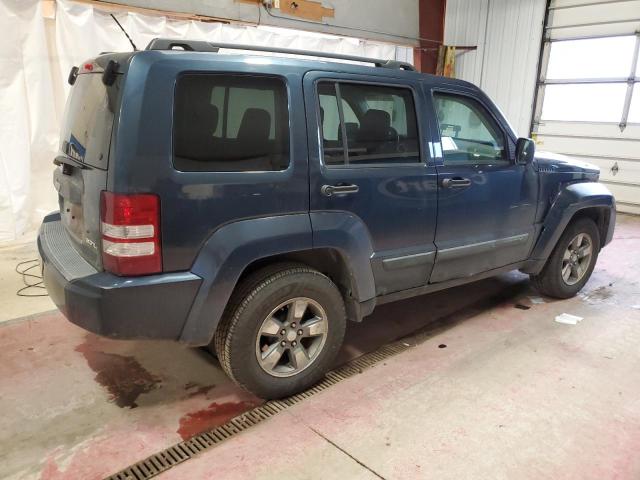 1J8GN28K48W218199 - 2008 JEEP LIBERTY SPORT BLUE photo 3