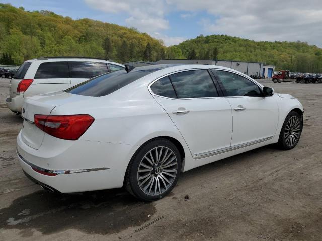 KNALN4D72F5187523 - 2015 KIA CADENZA PREMIUM WHITE photo 3