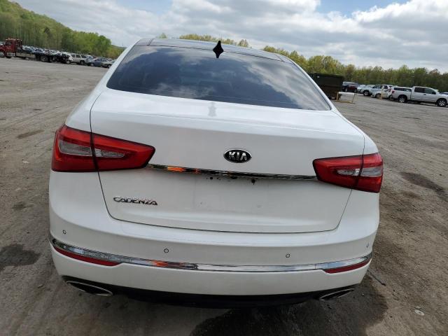 KNALN4D72F5187523 - 2015 KIA CADENZA PREMIUM WHITE photo 6