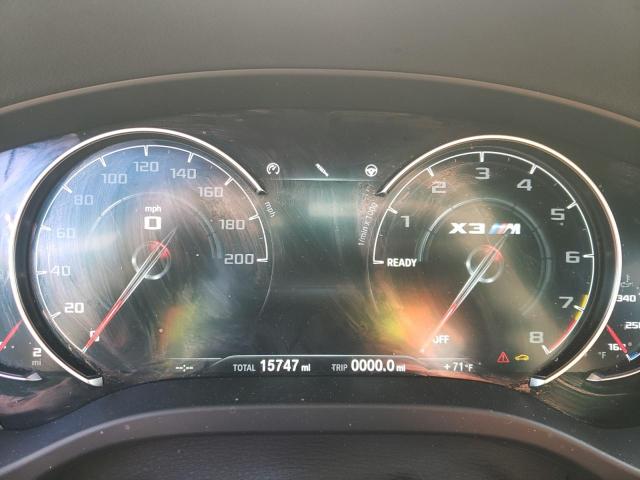 5YMTS0C05LLT10545 - 2020 BMW X3 M COMPETITION ნაცრისფერი ფოტო 9