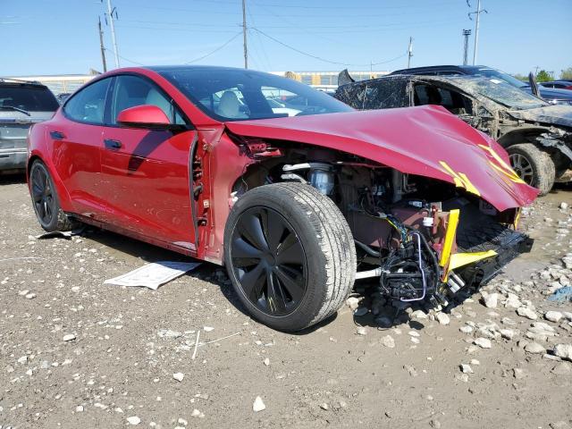 5YJSA1E56NF480358 - 2022 TESLA MODEL S Qırmızı foto 4