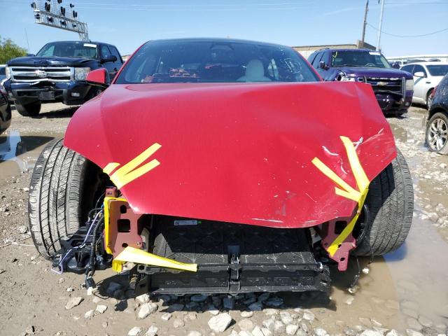 5YJSA1E56NF480358 - 2022 TESLA MODEL S Qırmızı foto 5