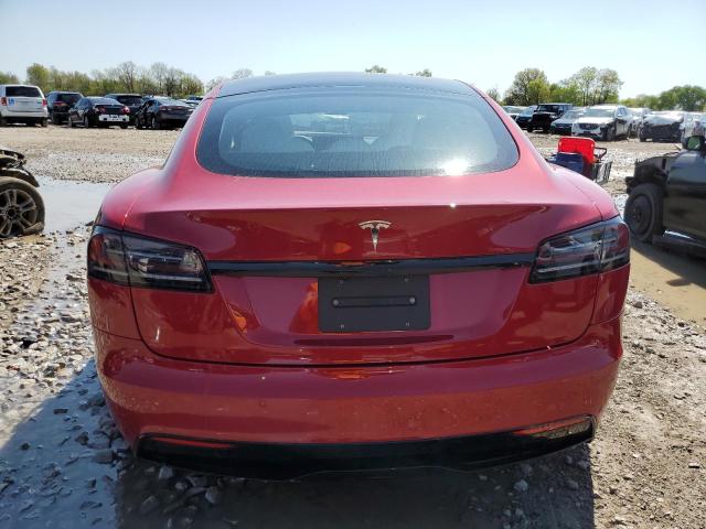 5YJSA1E56NF480358 - 2022 TESLA MODEL S Qırmızı foto 6