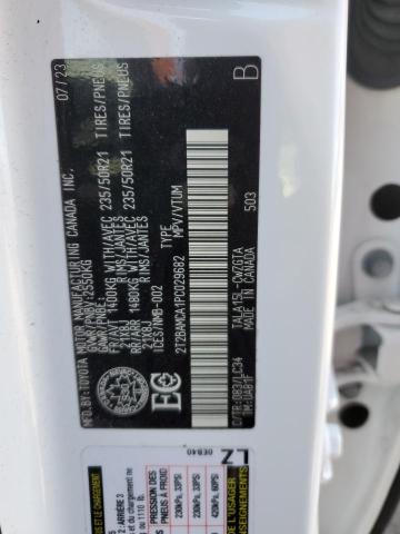 2T2BAMCA1PC029682 - 2023 LEXUS RX 350 BASE WHITE photo 14