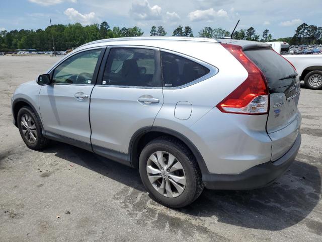 JHLRM4H71CC020624 - 2012 HONDA CR-V EXL SILVER photo 2