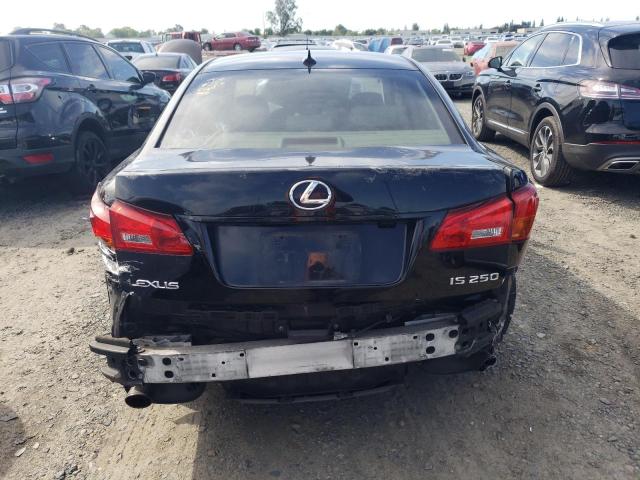 JTHBK262175026593 - 2007 LEXUS IS 250 BLACK photo 6