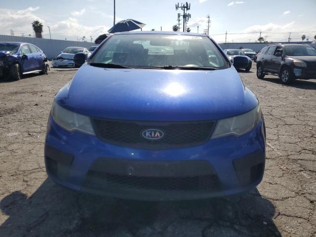 KNAFU6A27B5417121 - 2011 KIA FORTE EX BLUE photo 5