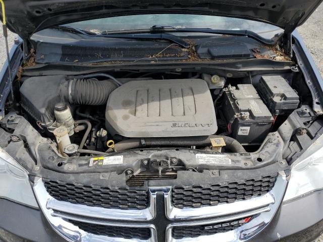 2C4RDGCG7KR777118 - 2019 DODGE GRAND CARA SXT GRAY photo 12