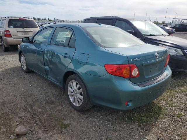 JTDBU4EE6A9108015 - 2010 TOYOTA COROLLA BASE TURQUOISE photo 2