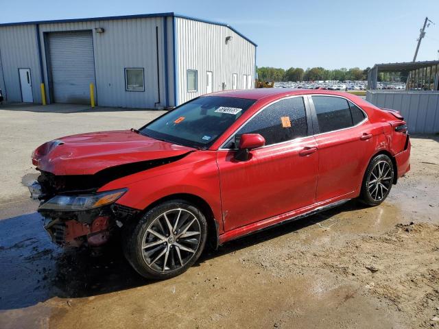 4T1G11AK5PU124006 - 2023 TOYOTA CAMRY SE NIGHT SHADE RED photo 1