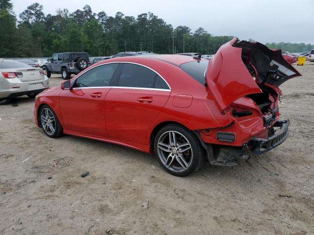 WDDSJ4EB3HN468445 - 2017 MERCEDES-BENZ CLA 250 RED photo 2