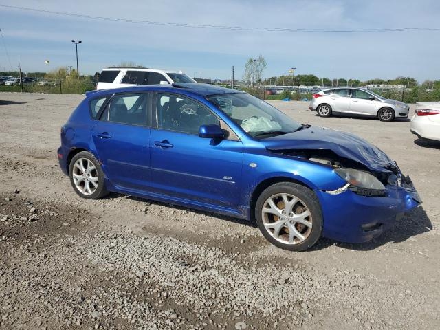 JM1BK343171766154 - 2007 MAZDA 3 HATCHBACK BLUE photo 4