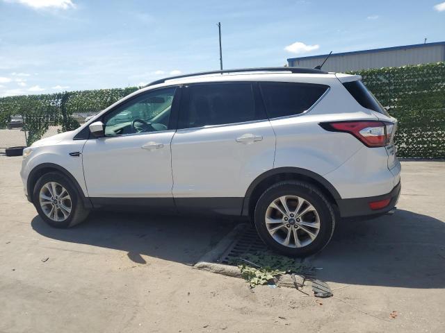 1FMCU0HD6JUB20755 - 2018 FORD ESCAPE SEL WHITE photo 2