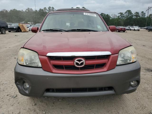 4F2YZ04115KM29574 - 2005 MAZDA TRIBUTE S RED photo 5