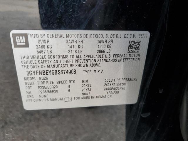 3GYFNBEY6BS674908 - 2011 CADILLAC SRX PERFORMANCE COLLECTION Қара фото 13