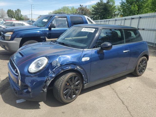 WMWXM7C56ET986818 - 2014 MINI COOPER S BLUE photo 1