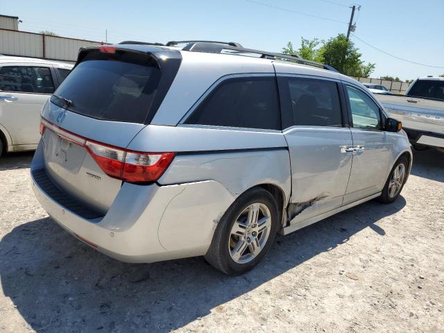 5FNRL5H92CB060897 - 2012 HONDA ODYSSEY TOURING SILVER photo 3