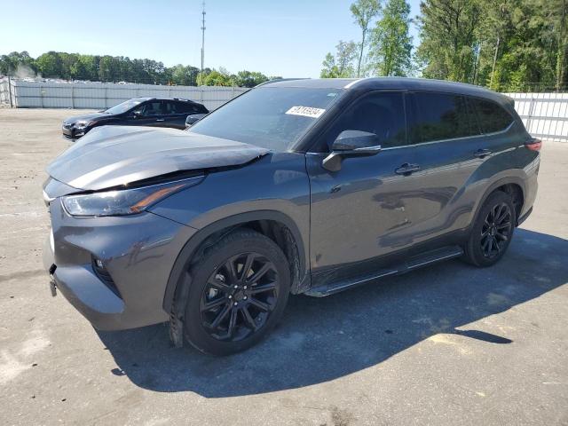 5TDGZRAH3NS560077 - 2022 TOYOTA HIGHLANDER XLE Grafit foto 1