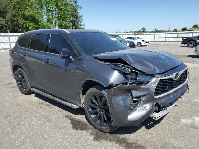 5TDGZRAH3NS560077 - 2022 TOYOTA HIGHLANDER XLE Grafit foto 4