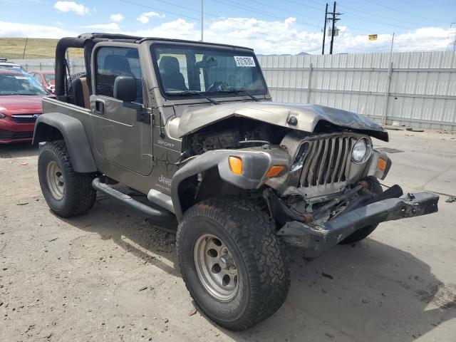 1J4FA49S44P707046 - 2004 JEEP WRANGLER / SPORT GOLD photo 4