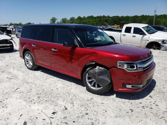 2FMGK5D8XEBD15279 - 2014 FORD FLEX LIMITED RED photo 4