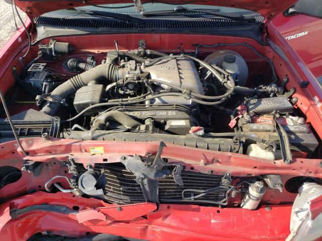 5TEGN92N24Z331701 - 2004 TOYOTA TACOMA DOUBLE CAB PRERUNNER RED photo 11