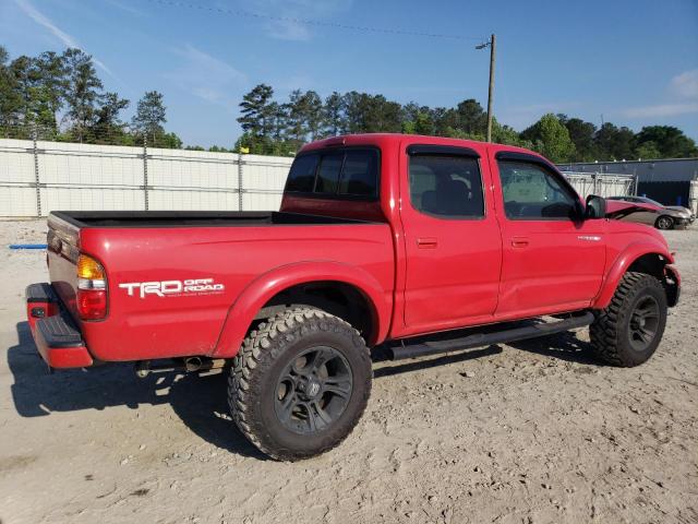 5TEGN92N24Z331701 - 2004 TOYOTA TACOMA DOUBLE CAB PRERUNNER RED photo 3