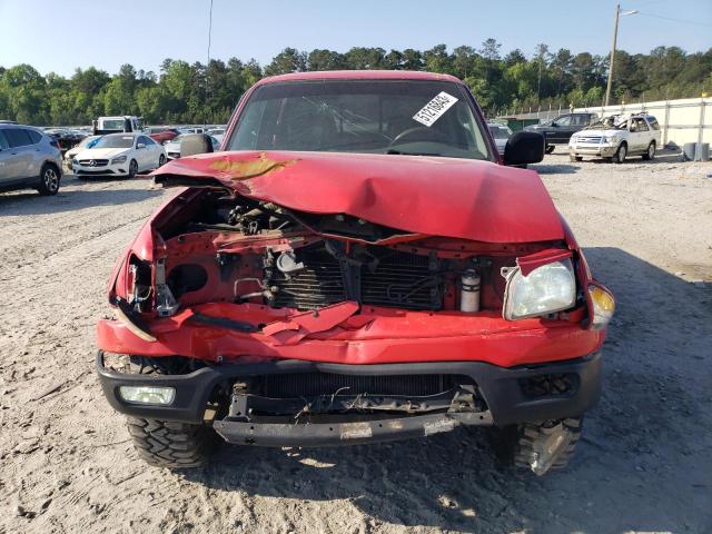 5TEGN92N24Z331701 - 2004 TOYOTA TACOMA DOUBLE CAB PRERUNNER RED photo 5