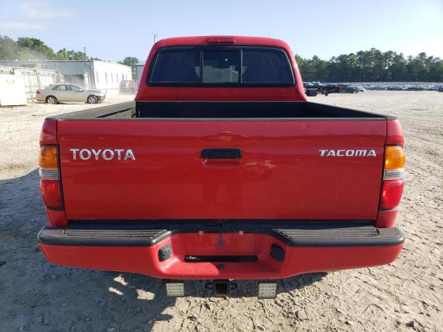 5TEGN92N24Z331701 - 2004 TOYOTA TACOMA DOUBLE CAB PRERUNNER RED photo 6