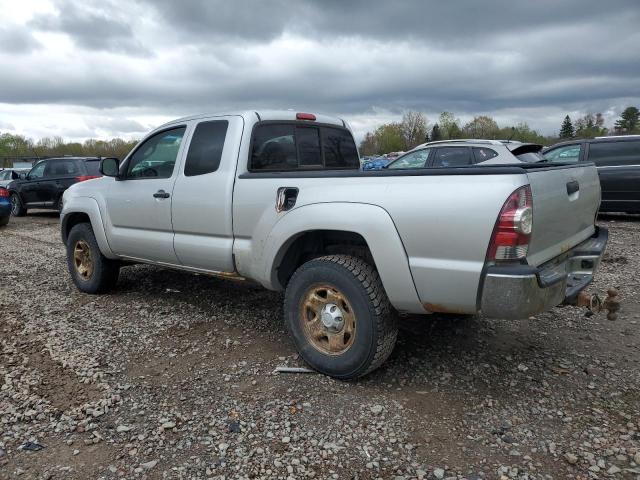 5TEUX4EN4AZ736529 - 2010 TOYOTA TACOMA ACCESS CAB ვერცხლისფერი ფოტო 2