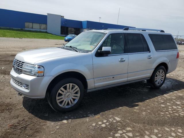 5LMJJ3J57EEL07391 - 2014 LINCOLN NAVIGATOR L SILVER photo 1